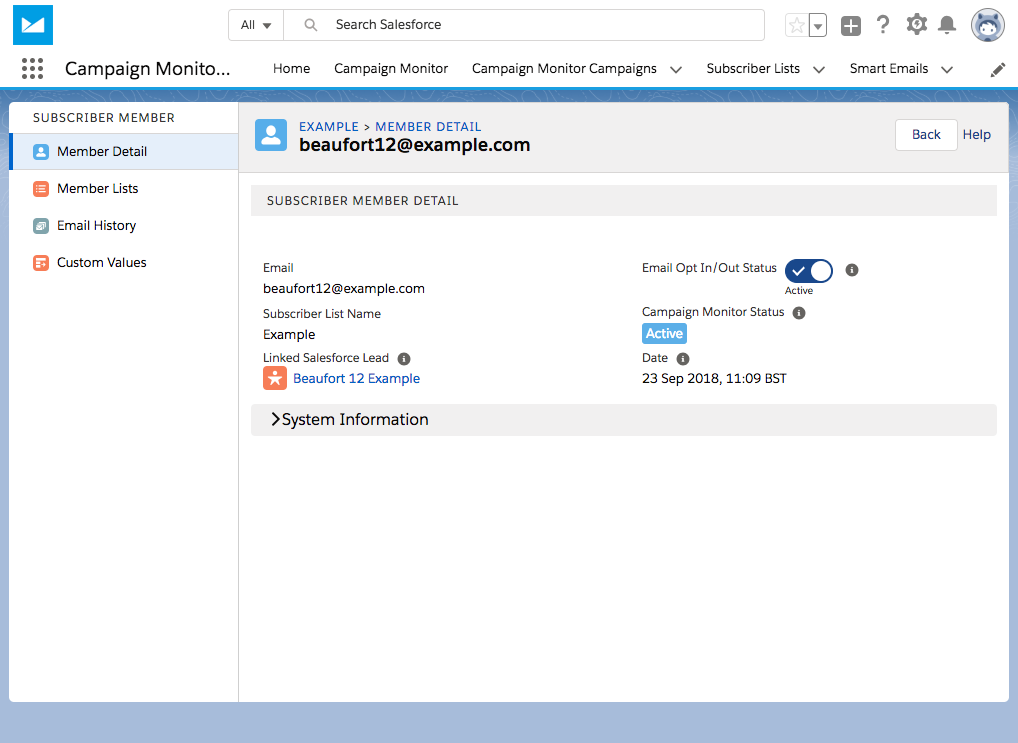 subscriber list members a list membership