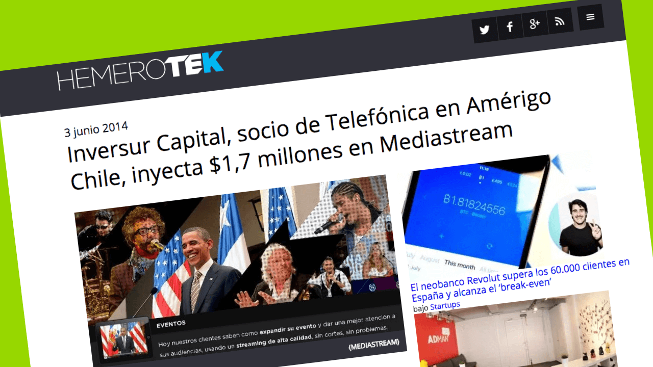 inversur capital inyecta ppto en mediastream