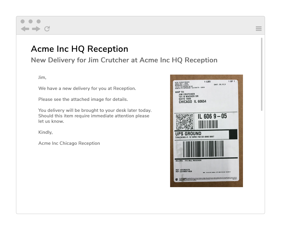 Delivery and Package Management for Corporate Offices