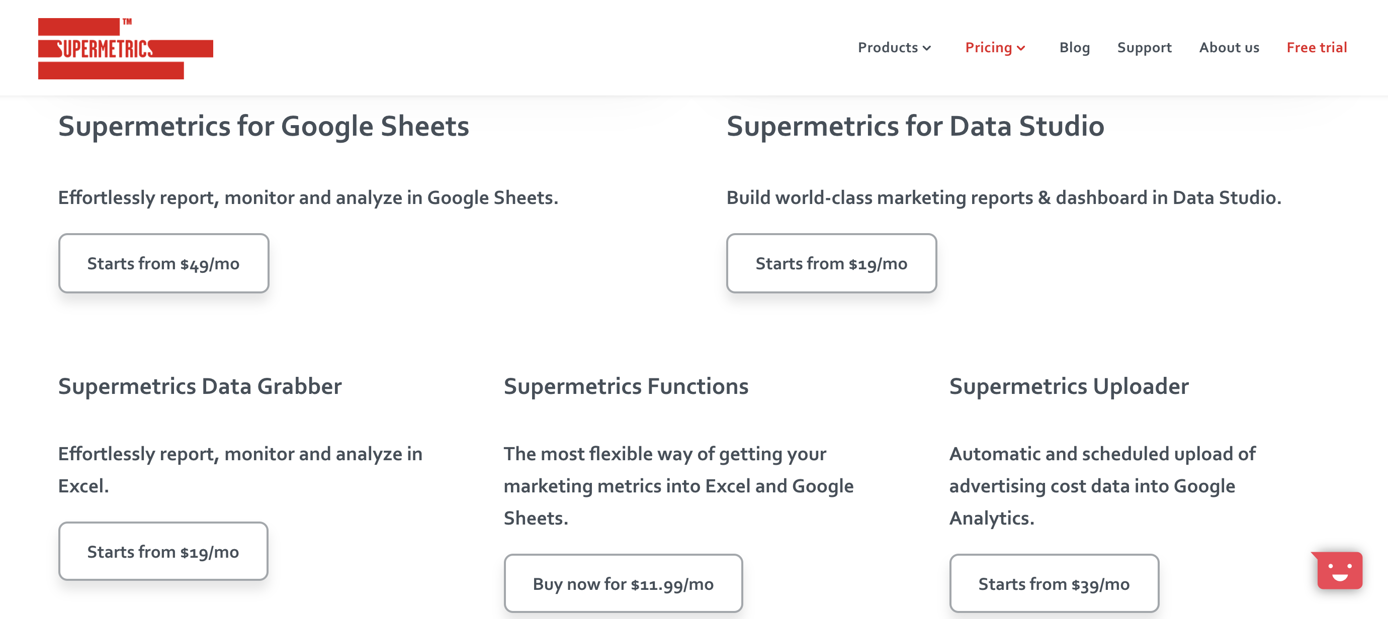 supermetrics vs
