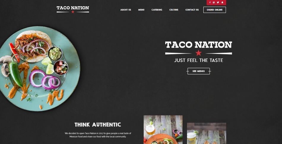 Taco Nation 10 keywords SEO in The Woodlands