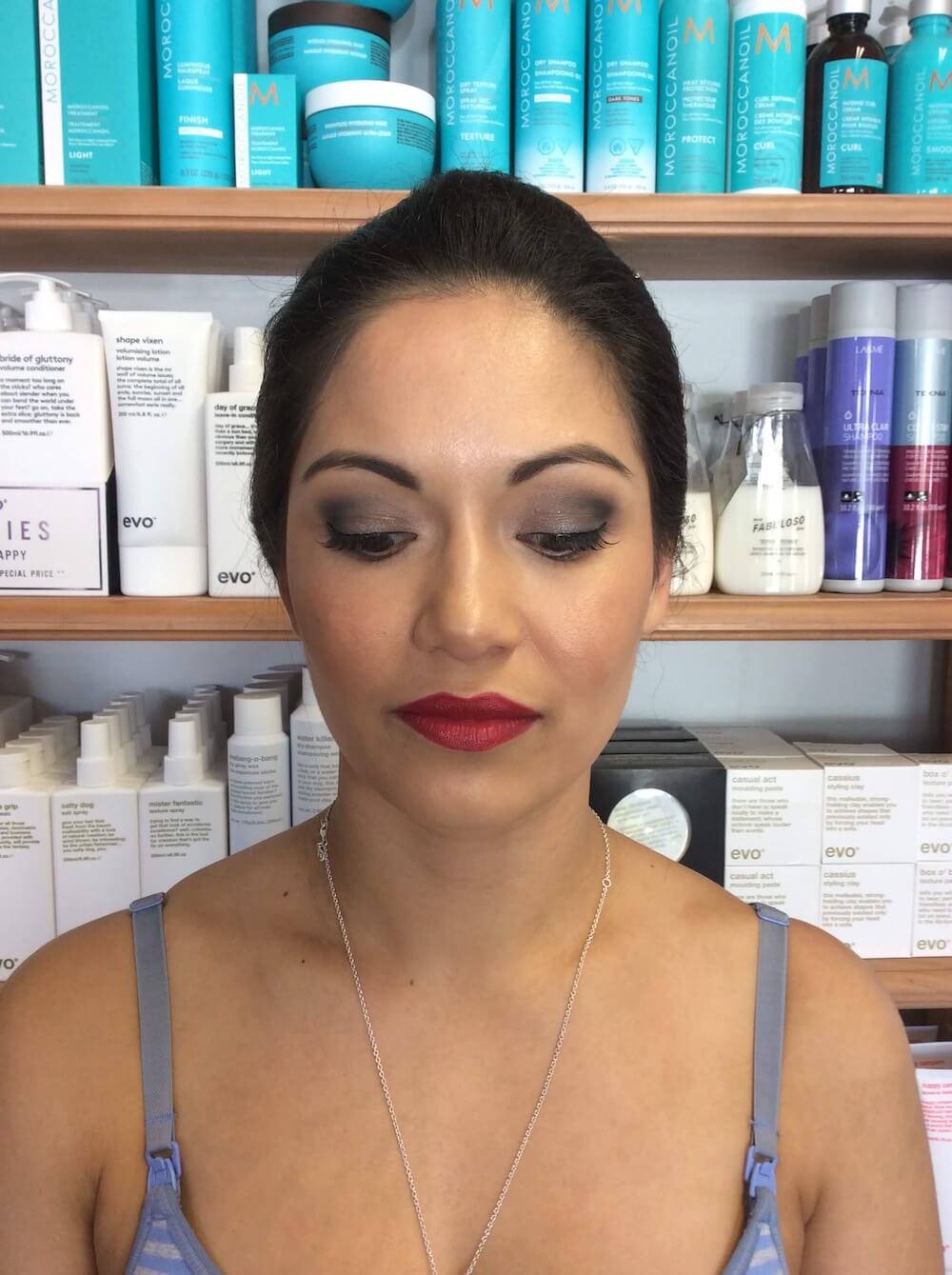 Smokey eye - school ball makeup Kinks Fremantle