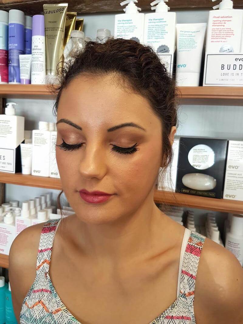Bronzed makeup - Fremantle makeup artist - Kinks Fremantle