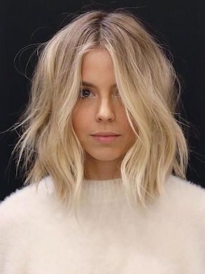 Blonde balayage - short hairstyles for women