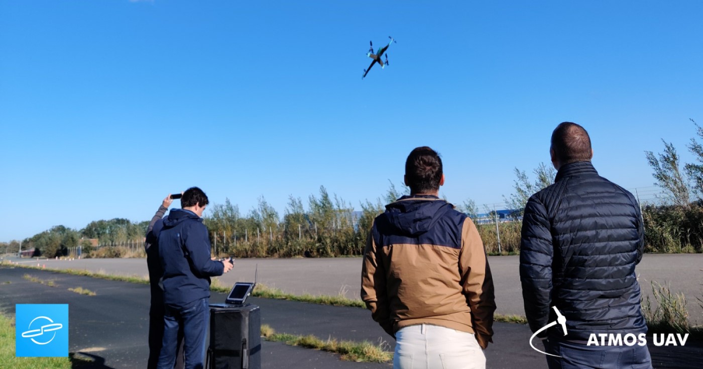 Illustration of a Marlyn Drone flying over Zaovine in Serbia