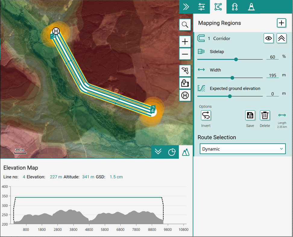 Corridor Mapping - Drone surveying with Marlyn - Atmos UAV