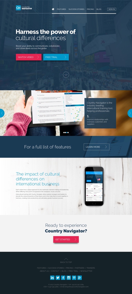 Country Navigator Web Design