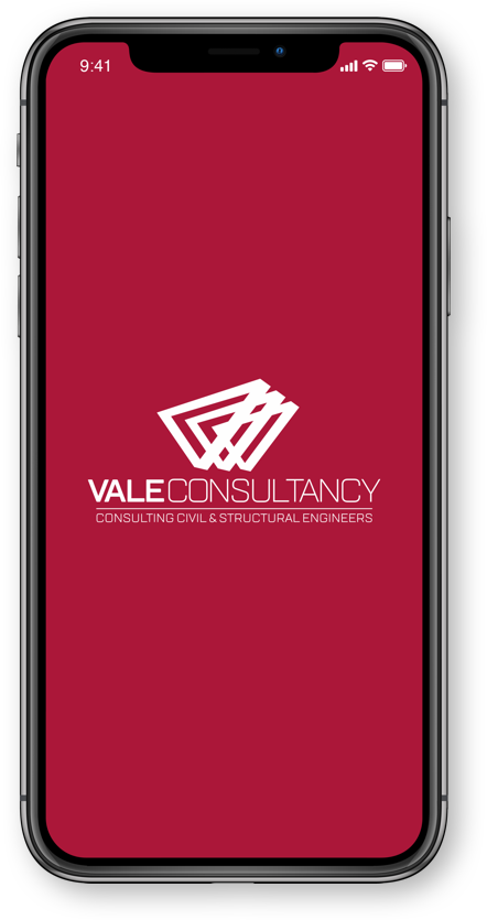 Vale Consultancy Logo on iPhone