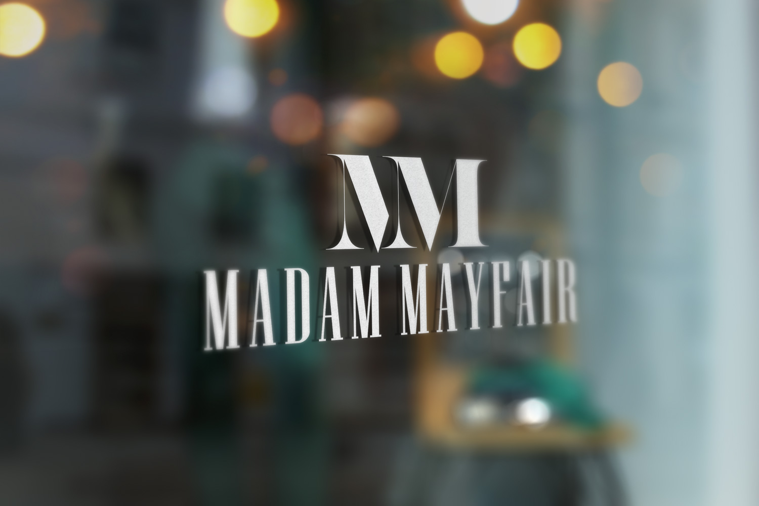 logo design on a window