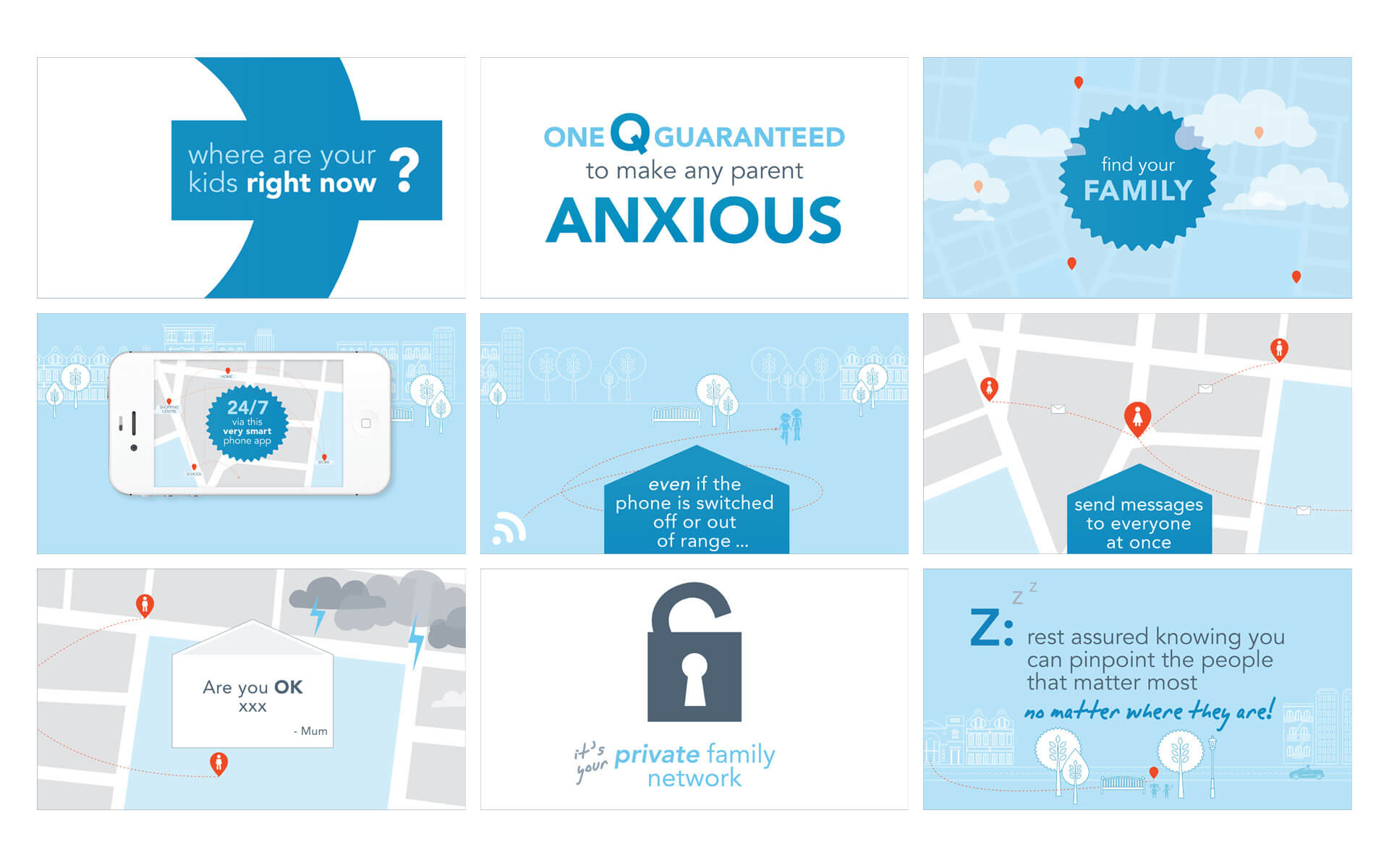 Xandy Family explainer video storyboard