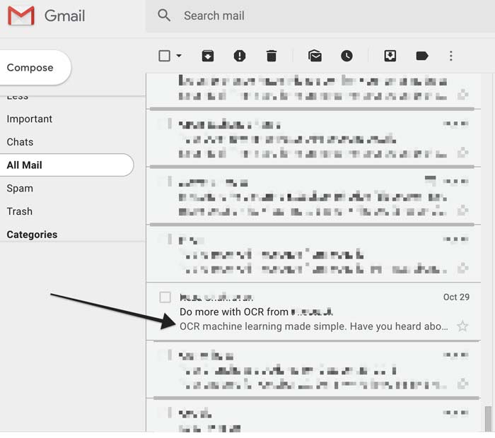 Pre-header text for Gmail