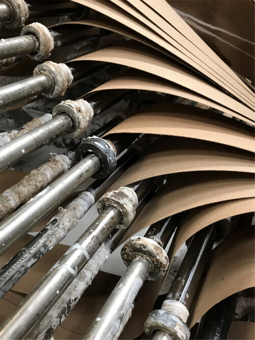 Picture of the coated manufacture rollers