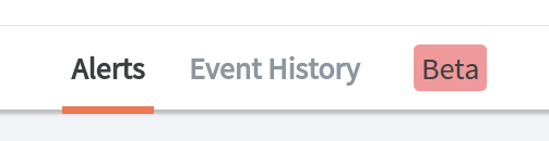 Alerting beta
