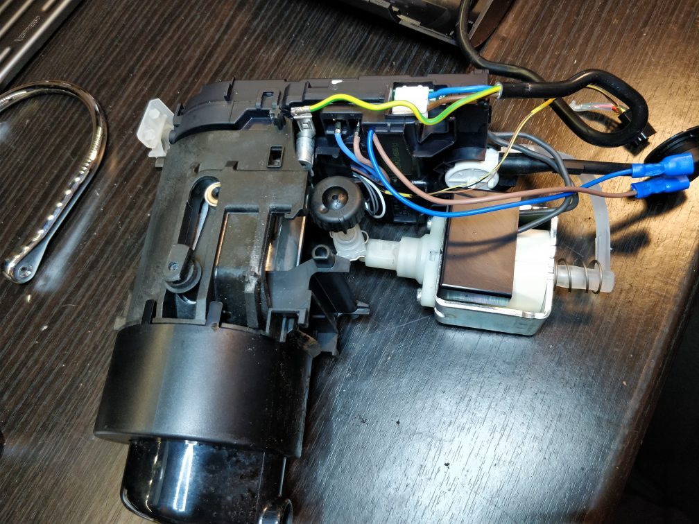 Nespresso machine innards