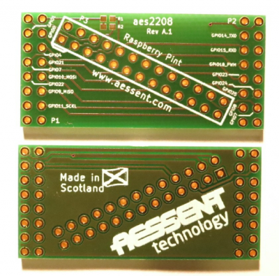 The aes2208 is an interface board to the Raspberry Pi GPIO port.