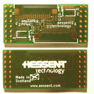 Raspberry Pi interface board but this time with the zero insertion force sockets on the Pi