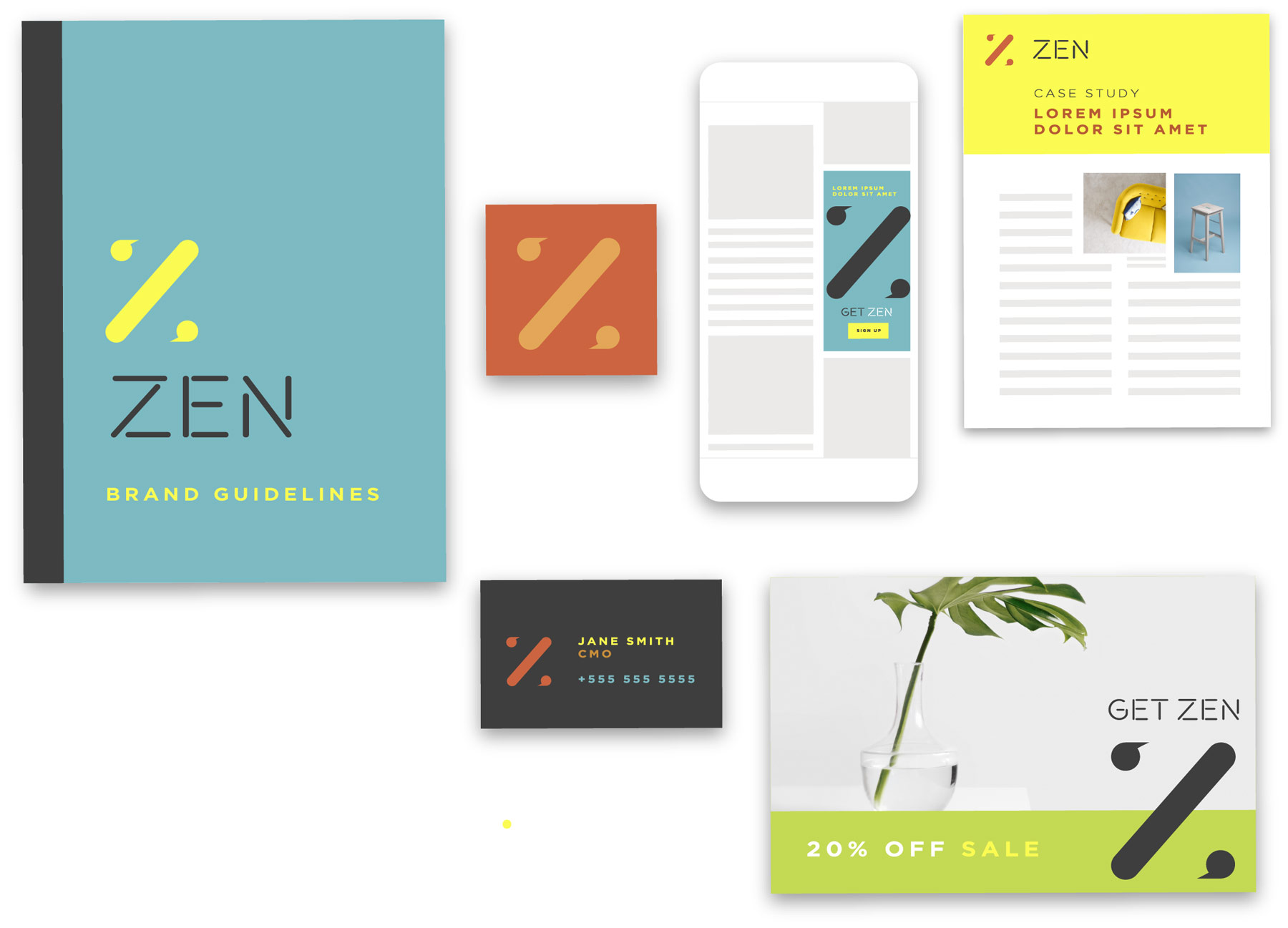 Zen example brand guidelines