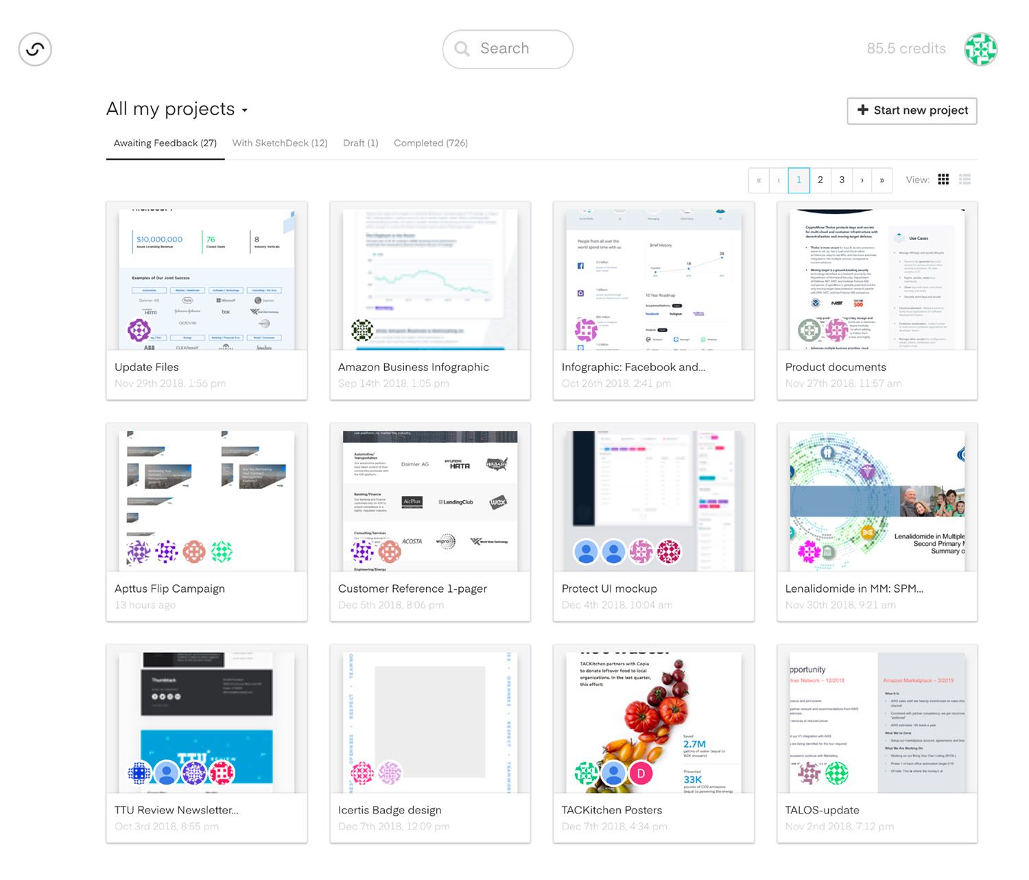 Hub for Design Projects