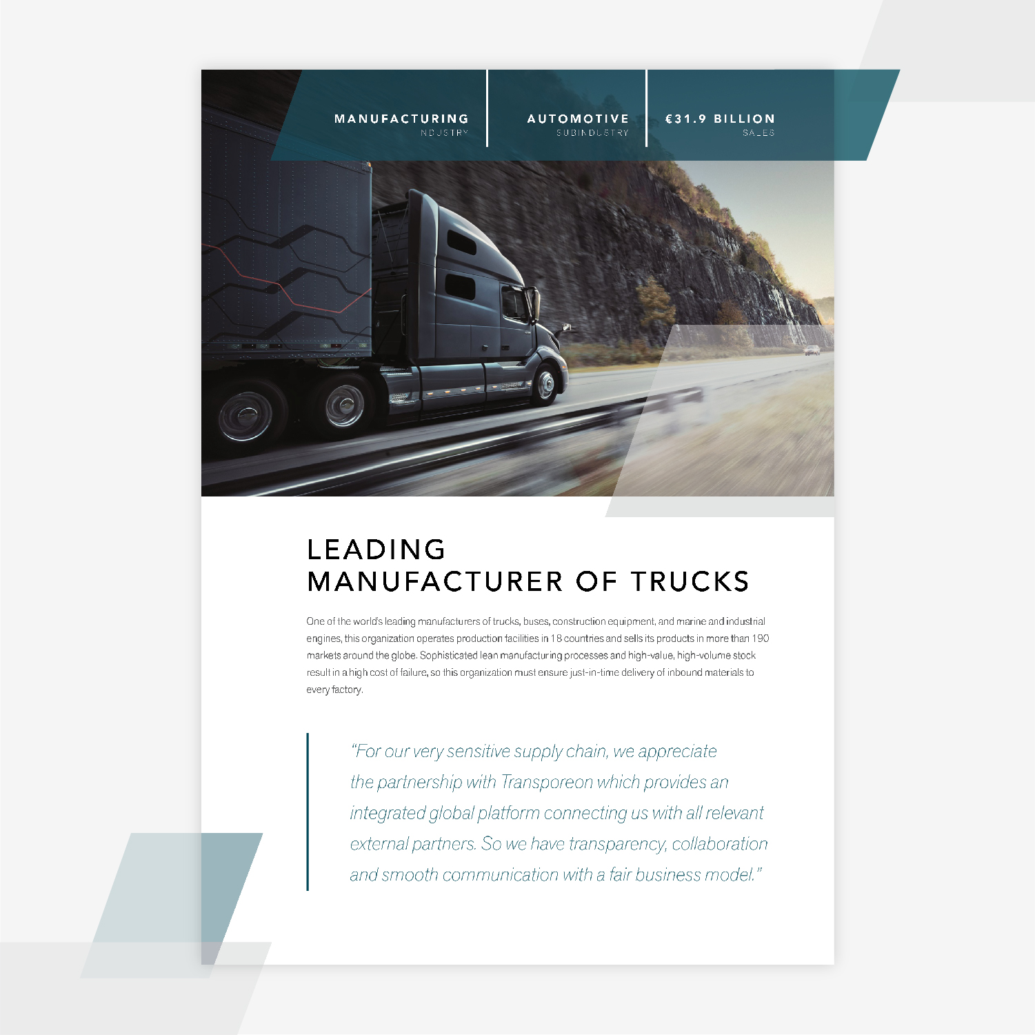 Sales and marketing collateral