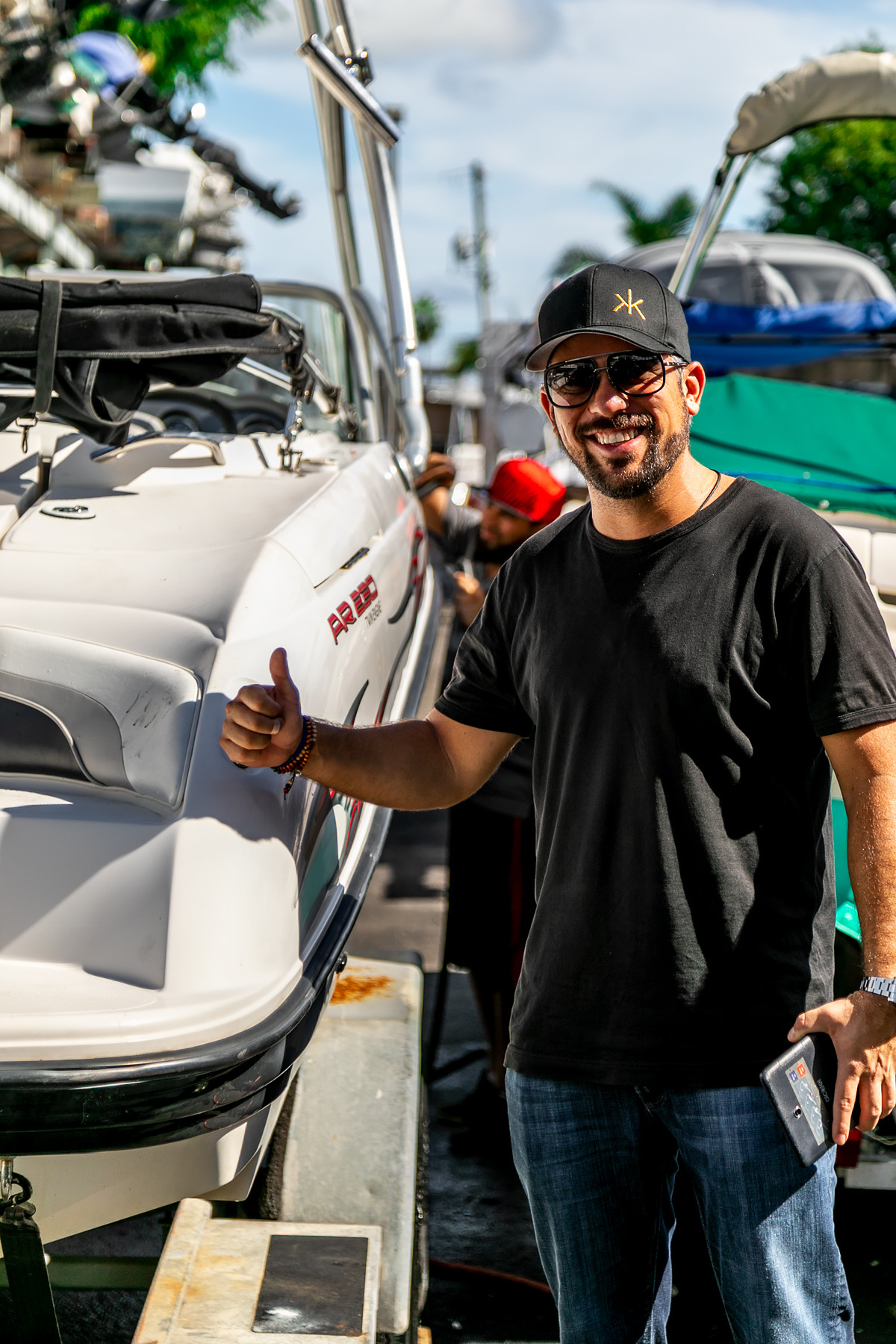 hw to clean boat