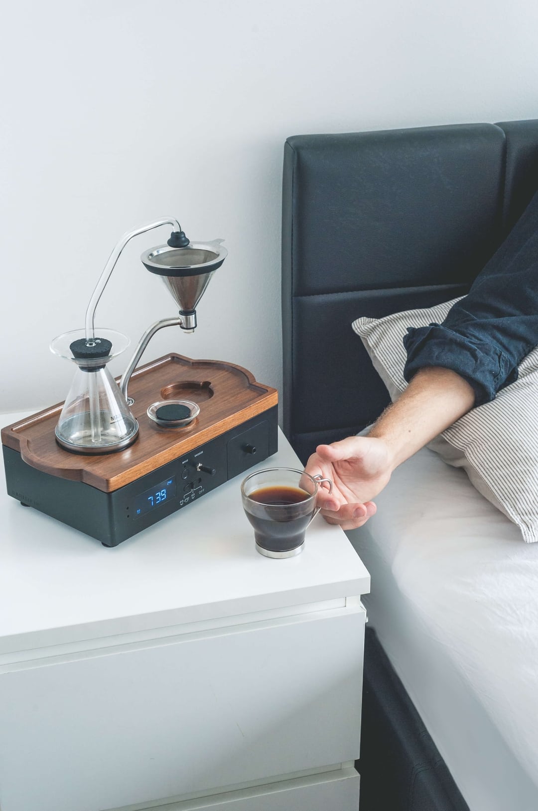 The Barisieur Coffee & Tea Alarm Clock