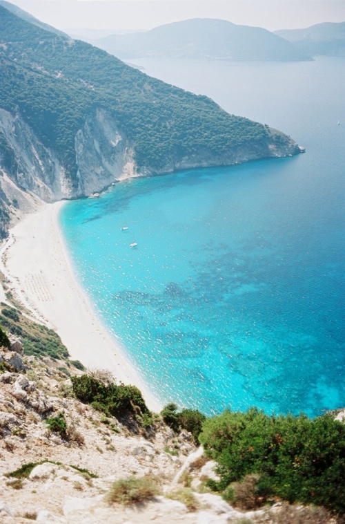 the Cephalonia coastline