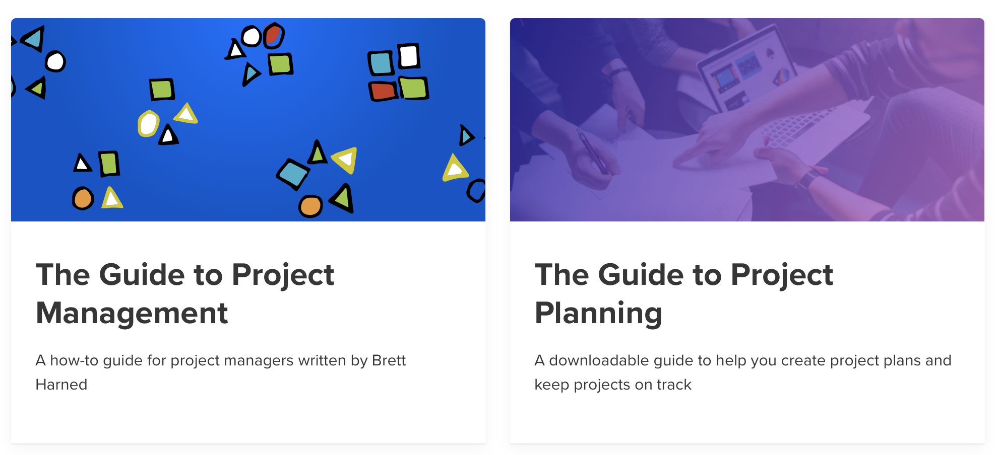TeamGantt support free downloadable guides screenshot