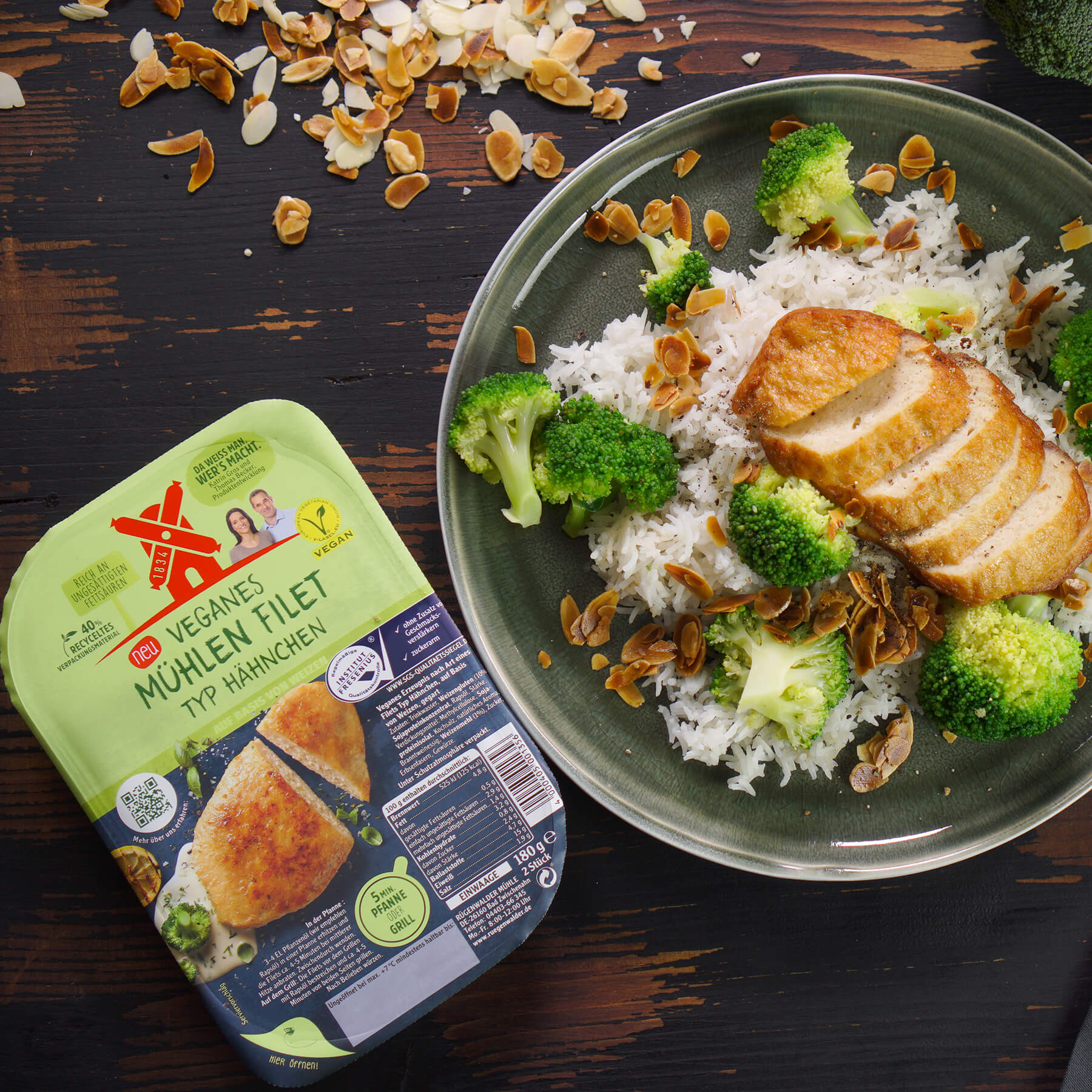 Veganer Chicken Brokkoli Reis Fitness Rezept Von Body Kitchen 