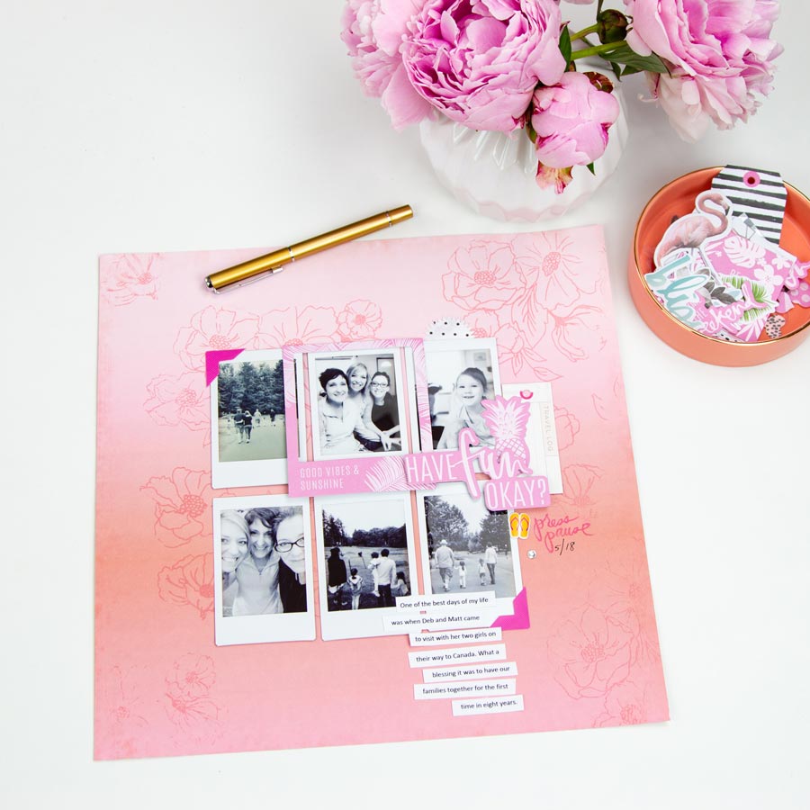 What does it mean to be a memory keeper | Using @heidiswapp Pineapple Crush by @createoften