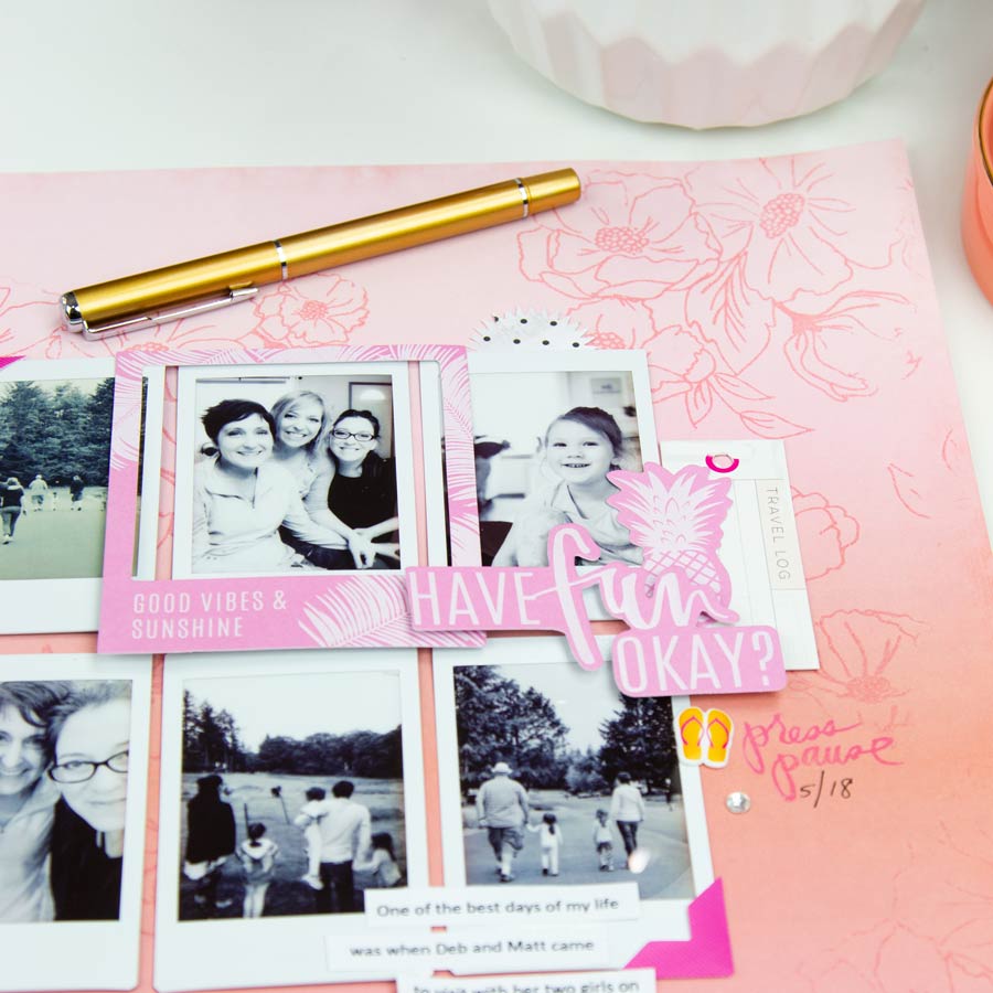 What does it mean to be a memory keeper | Using @heidiswapp Pineapple Crush by @createoften