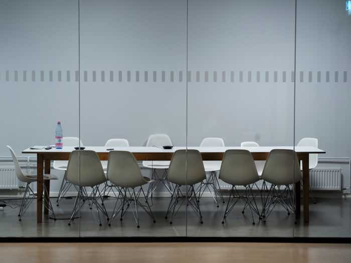 Agile project management meeting