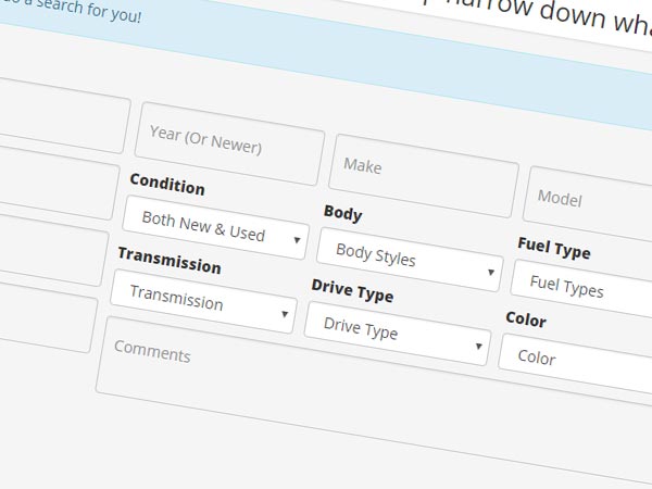 Carfinder form Image