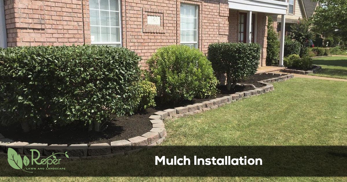 landscape mulch installation service