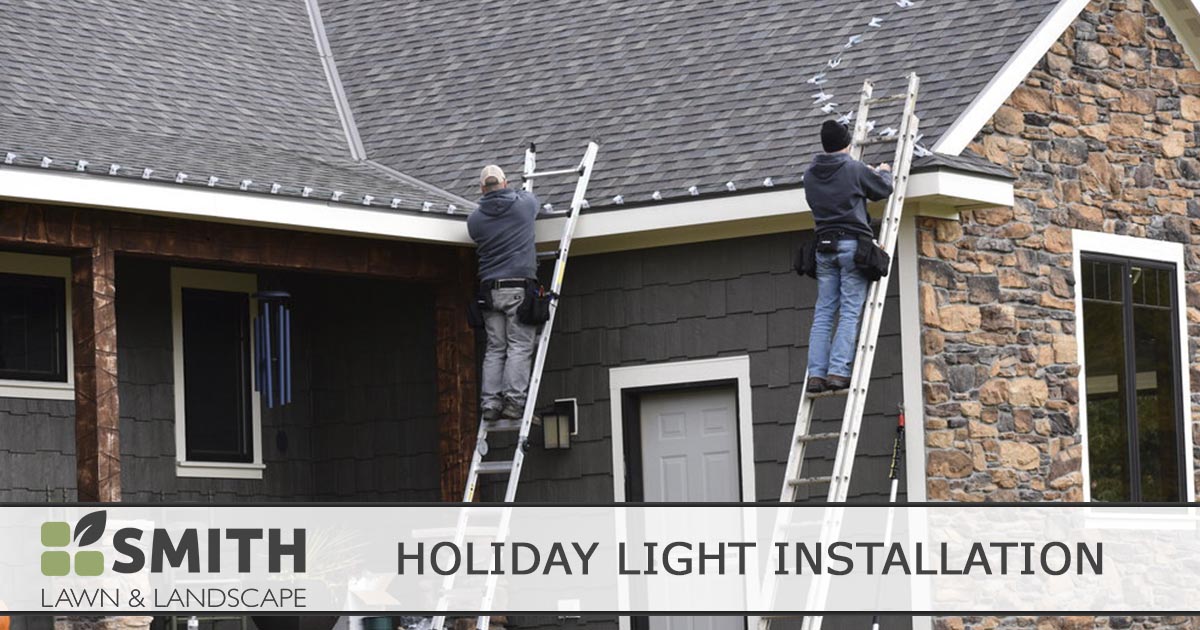 christmas light installation
