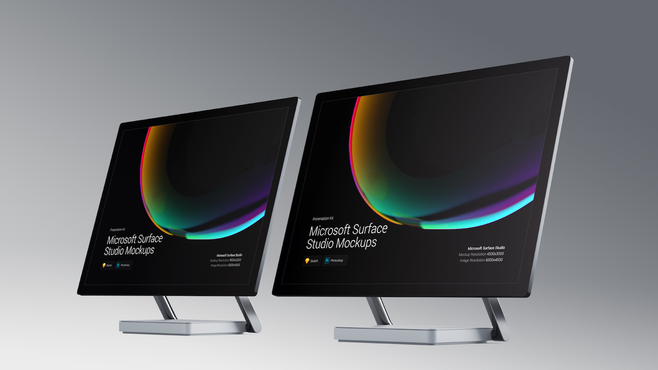Microsoft Surface Studio Mockups Lstore Graphics