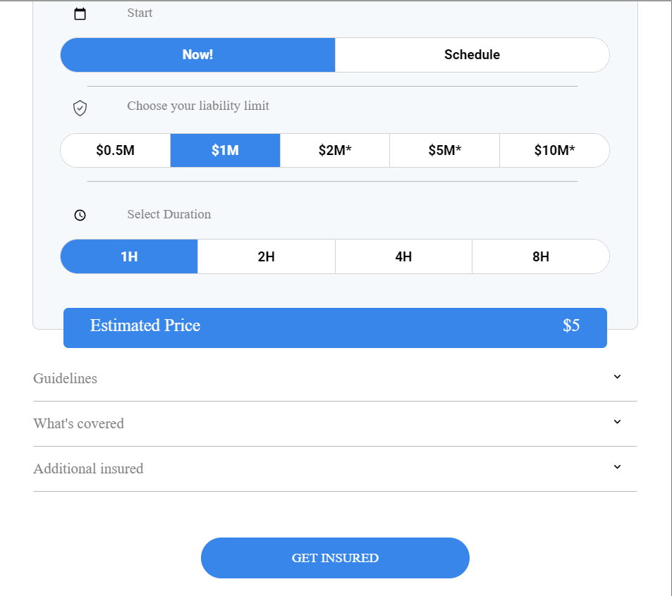 SkyWatch Drone Deploy On demand Insurance