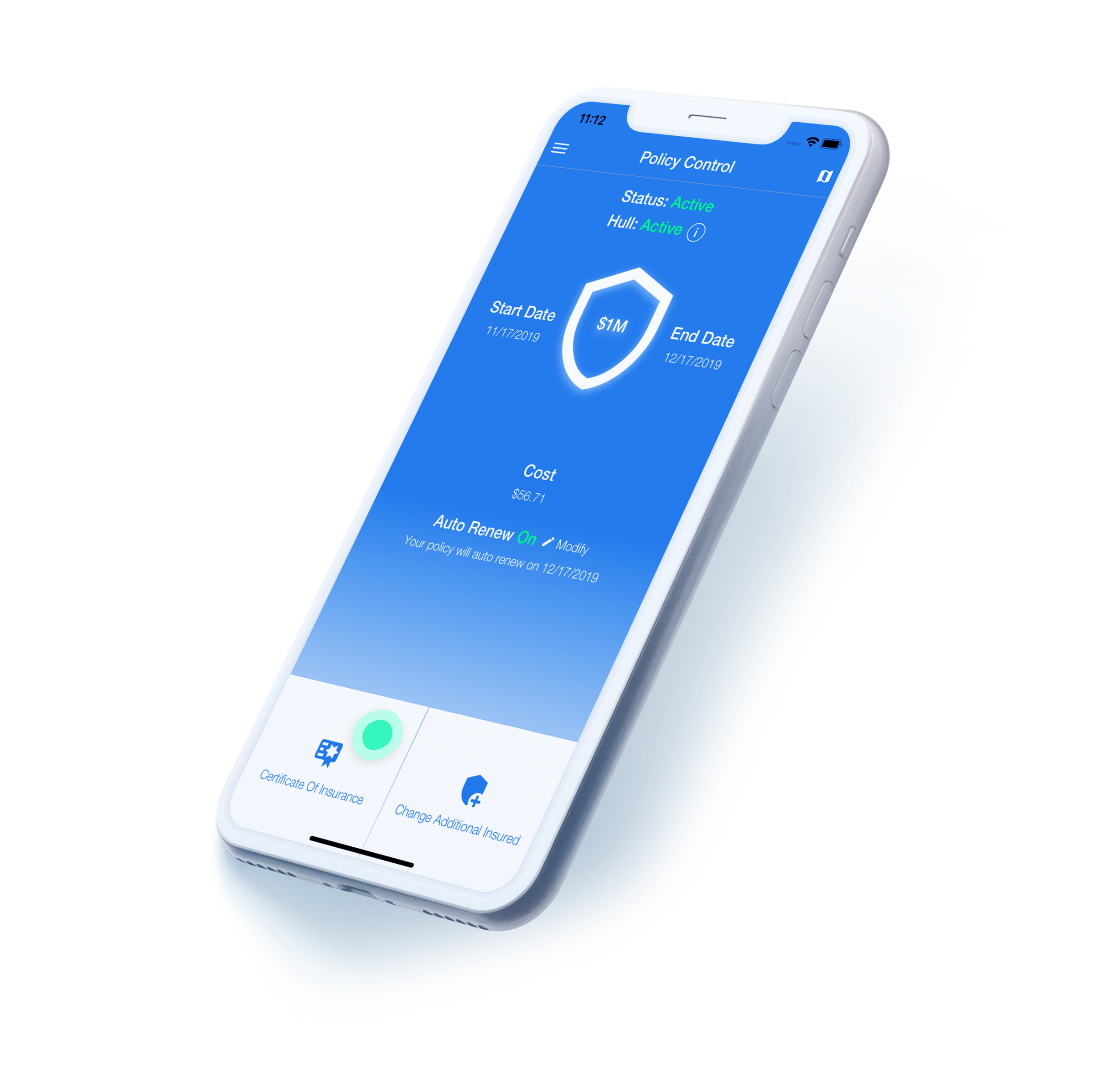 SkyWatch.AI Policy Control screen