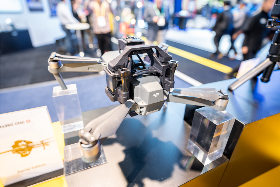 Insta 360 Mavic Mount Displayed at CES 2020
