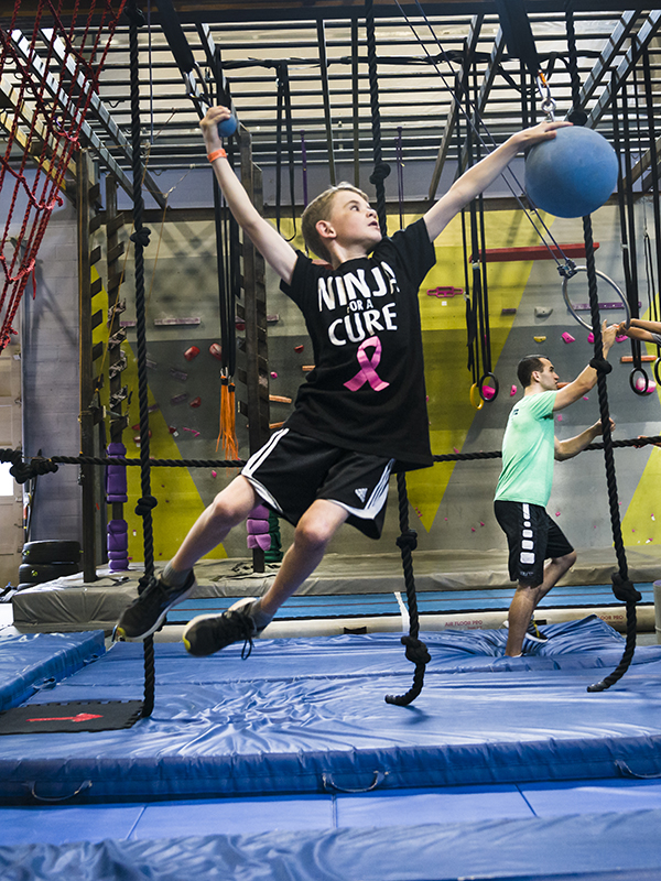 Ninja Warrior camps with Joe Moravsky High Exposure Rock Climbing Gym