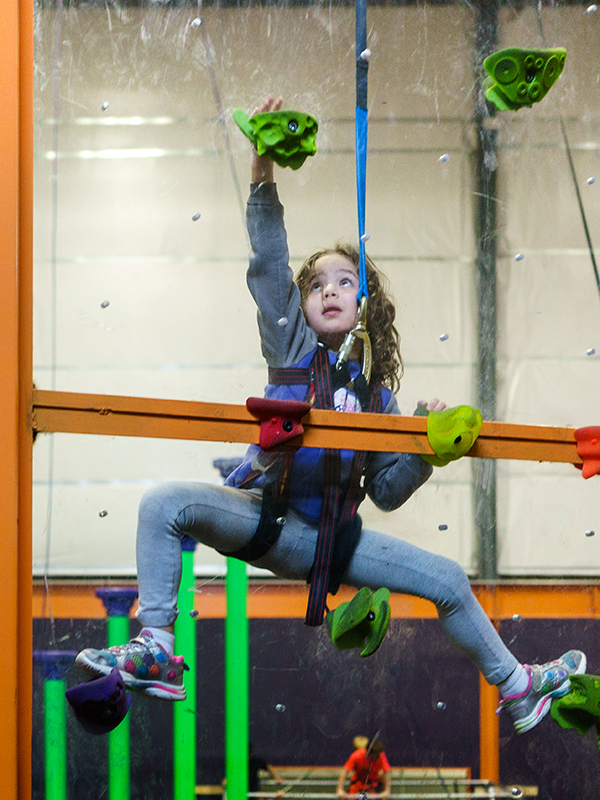 Ninja Warrior camps with Joe Moravsky High Exposure Rock Climbing Gym