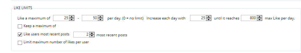 Jarvee Like Limits