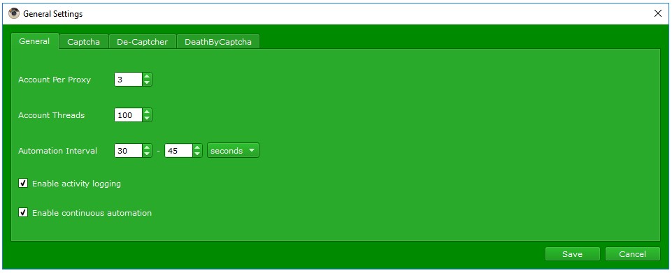 FollowLiker Tutorial - General Settings
