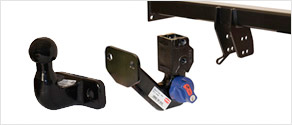 detachable flange towbar