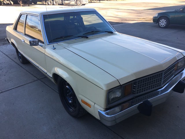 front view of eric the car guy's turbo fairmont