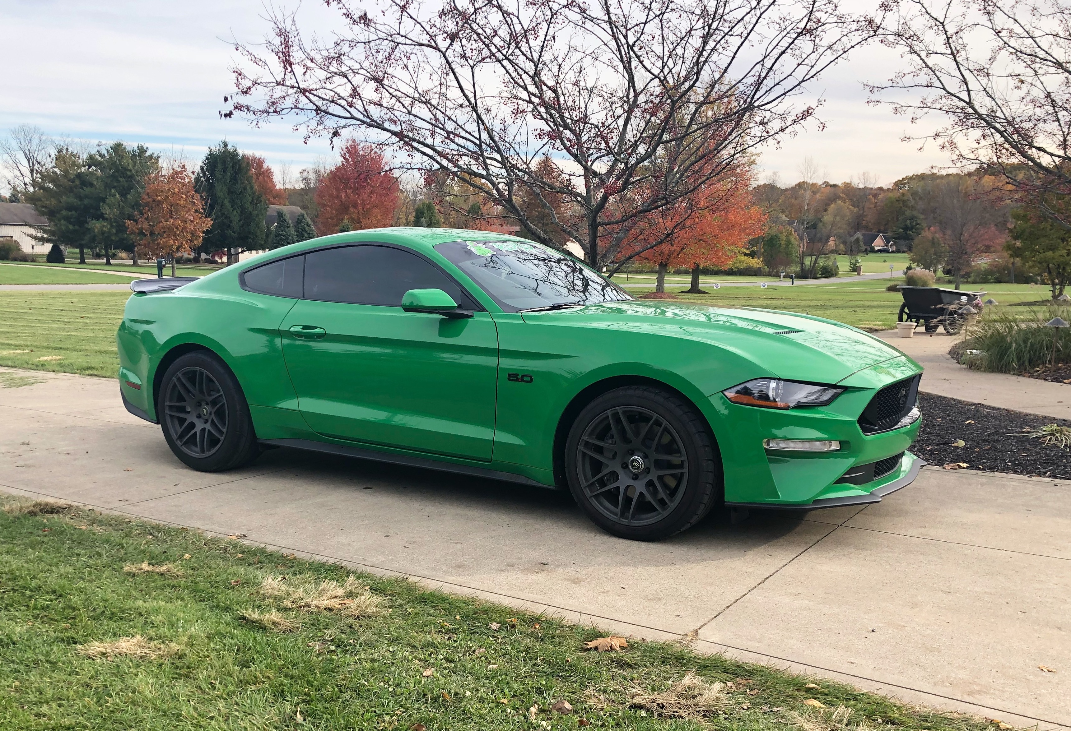 2019 Need for Green Ford Mustang GT nicknamed Reptar