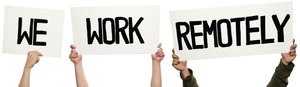 we work remotely