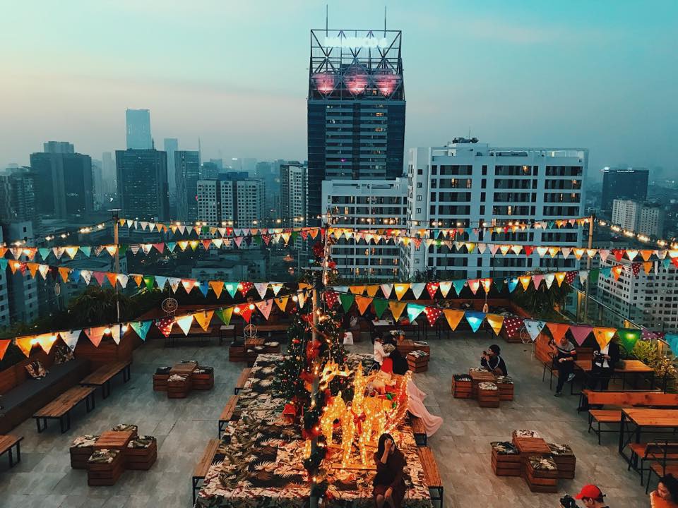 Trill Rooftop Cafe and Bistro Hanoi Vietnam | Remote Year