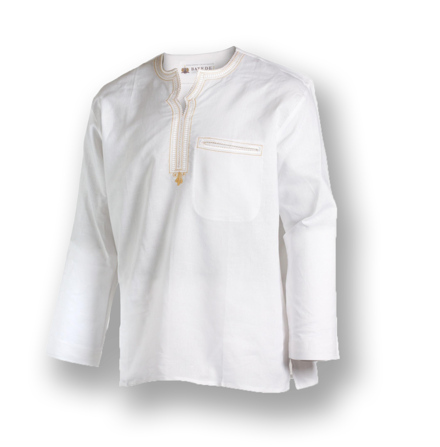 Bayede! Cream Ethnic Shirt