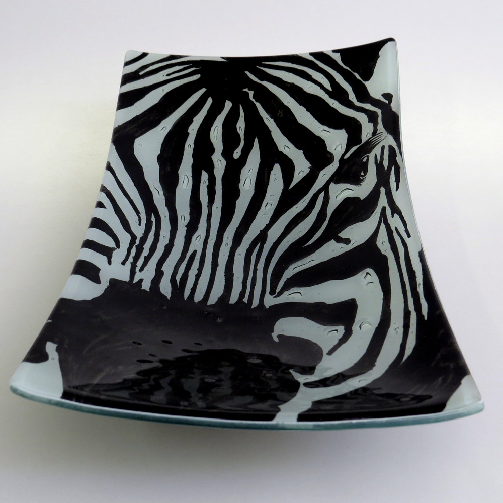 Bayede! Skippy Zebra Glasswear Bowl