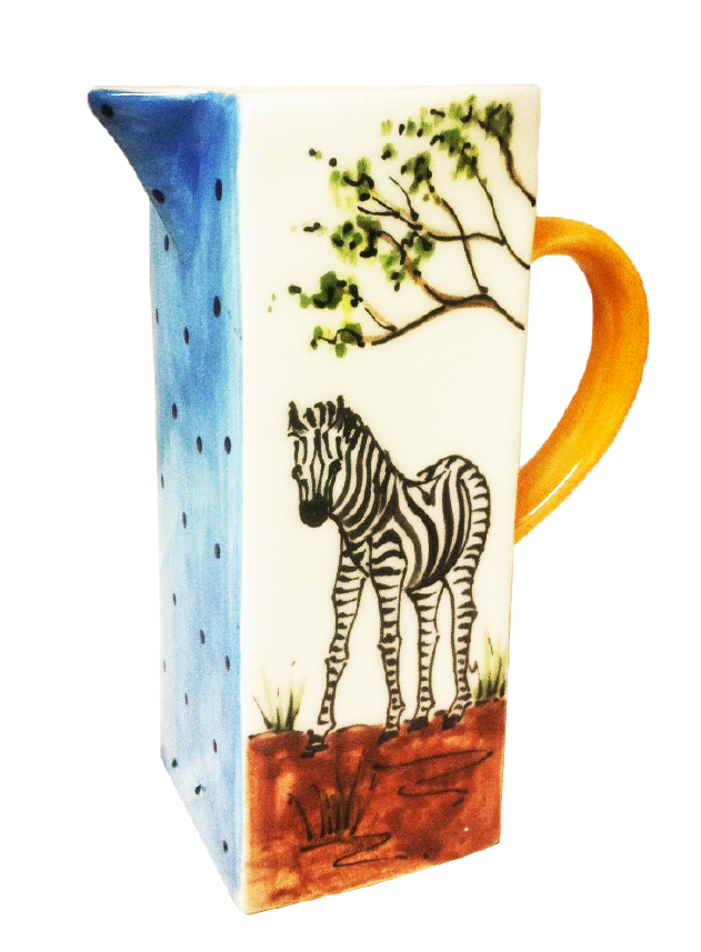 Bayede! Zebra Pottery Vase